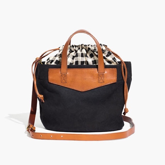 Madewell Handbags - Madewell Mini Canvas Drawstring Tote